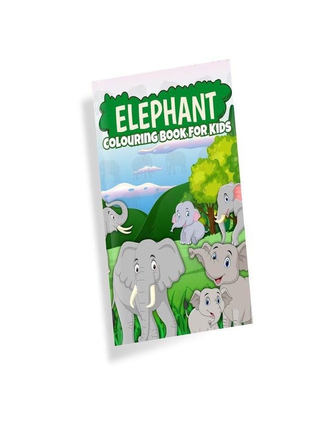 Sakuya Animals Coloring Book for Kids | Animal Coloring Page for Toddlers | Fun Activity for Boys and Girls |Baby Shower Activities-Elephant - Image 1